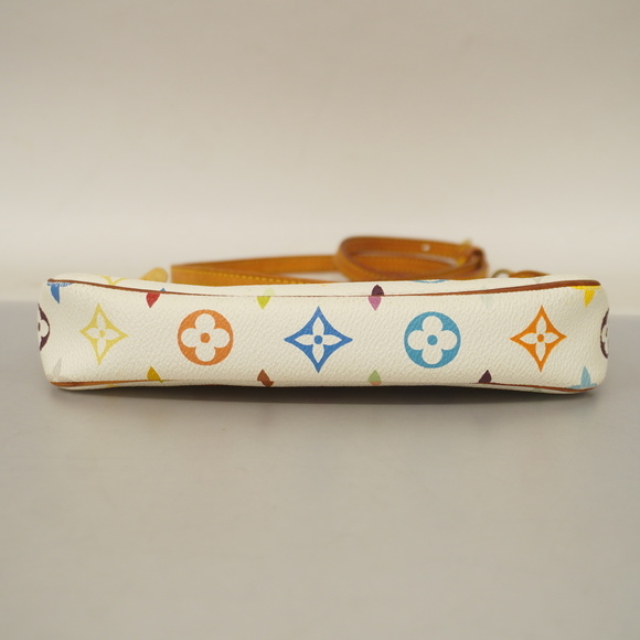 Louis Vuitton Monogram Multicolor Pochette Accessoir Shoulder Bag White - Picture 3 of 15